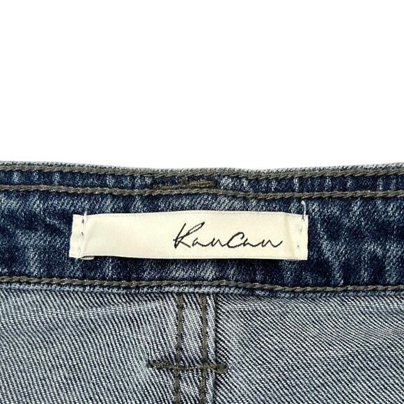 Kancan Avery Cargo Jeans in Blue Medium Wash - Picture 6 of 10